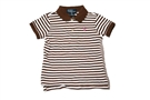 Ralph Lauren Dziecięce Polo w Paski (Brąz)