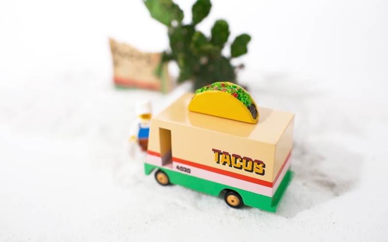 Zdjęcie Candylab Samochód Drewniany Taco Van