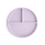 Mushie Silikonowy Talerzyk Dzielony dla Dziecka Soft Lilac