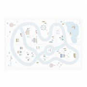 Play&Go Dwustronna Mata Piankowa EEVAA 3w1 Village 120x180cm