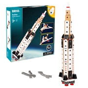 BRIO Builder Zestaw Konstrukcyjny Rakieta Kosmiczna Apollo Satur
