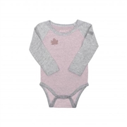Juddlies Organic Raglan Body Pink S