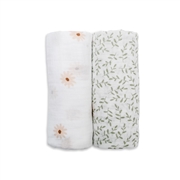 Lulujo Kocyk Muślinowy Daisies 2 szt