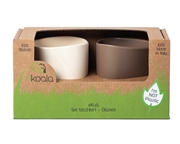 eKoala Kubek 2szt. Brown BIOplastik