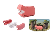 Halftoys Magnetyczny Składany Hipopotam z Makietą