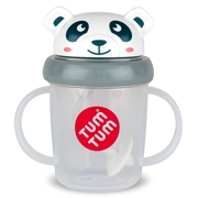 Tum Tum Bidon ze Słomką dla Dzieci Panda Pip 200ml