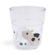 Done by Deer Kubek dla Dziecka Glass L 220ml Tiny Farm Sand