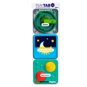 Fat Brain Toy Zabawka Sensoryczna PlayTab Kwadraty Zestaw 4