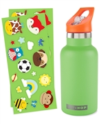Skip Hop Butelka Termiczna z Ustnikiem i Naklejkami 380 ml Green