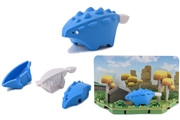 Halftoys Magnetyczny Składany Dinozaur Ankylozaur z Makietą