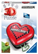 Ravensburger Puzzle 3D Serce Minecraft 54 el.