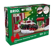 BRIO Word Świąteczny Zestaw z Kolejką na Parę na Baterie