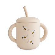 Mushie Kubek ze słomką 175 ml Bees