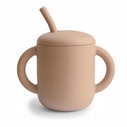 Mushie Kubek ze słomką 175 ml Natural