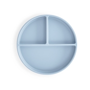 Mushie Silikonowy Talerzyk Dzielony dla Dziecka Powder Blue