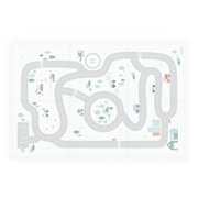 Play&Go Dwustronna Mata Piankowa EEVAA 3w1 Roadmap 120x180cm