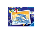 CreArt Malowanie Po Numerach Dla Dzieci - Delfiny