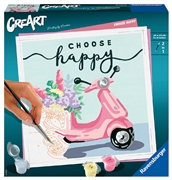CreArt Malowanie Po Numerach - Choose Happy
