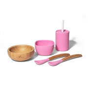 Avanchy Family Zestaw Obiadowy dla Dziecka Pink