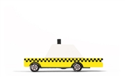 Candylab Samochód Drewniany Yellow Taxi