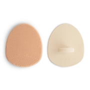 Mushie Szczotka na Ciemieniuchę dla Niemowląt Blush / Shifting Sa