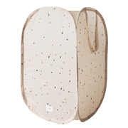 3 Sprouts Kosz Na Pranie i Zabawki Pop-up Terrazzo Beige