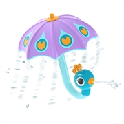 Yookidoo Zabawka do Kąpieli Deszczowa Parasolka Paw Purple