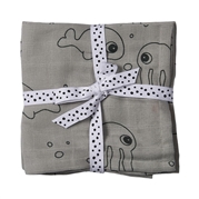 Done By Deer Sea Pieluszka 2szt. Grey