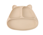 Mombella Talerzyk z Przyssawką Panda Light Brown