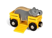 BRIO World Wagon ze Słoniem Safari