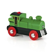 BRIO World Lokomotywa na Baterie Zielona