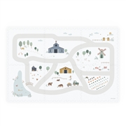 Play&Go Dwustronna Mata Piankowa EEVAA 3w1 Farm 120x180cm
