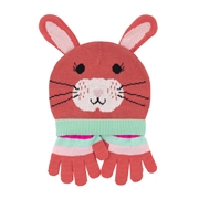 Zoocchini Komplet dla Dzieci Czapka i Rękawiczki Królik S
