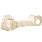 3 Sprouts Zestaw Namiotów dla Dzieci z Tunelem 3w1Terrazzo Beige
