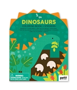 Petit Collage Kolorowanka z Naklejkami Dinozaury