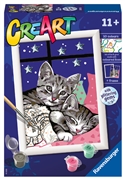 CreArt Classic Malowanie Po Numerach Dla Dzieci - Słodkie Kociaki