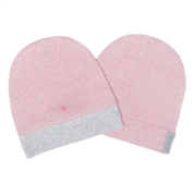 Juddlies Organic Raglan Czapka Pink XS 2 szt.