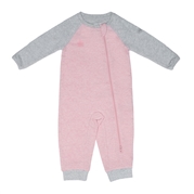 Juddlies Organic Raglan Pajacyk Pink L