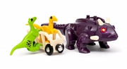 BRIO World Dino Zestaw Dinozaurów z Wagonikiem